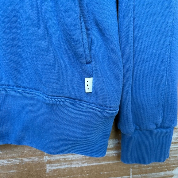 AYR BLT Crewneck Sweatshirt Blue Preppy Classic Thick Knit Basic Mens S - Picture 2 of 5